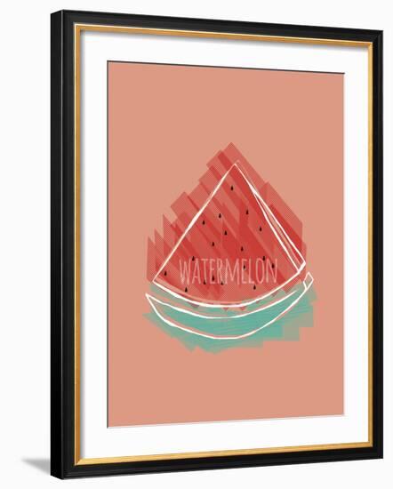 Watermelon Splash-Myriam Tebbakha-Framed Giclee Print