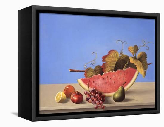 Watermelon Still Life-Hampton Hall-Framed Premier Image Canvas