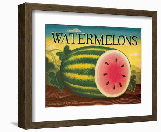 Watermelons-Diane Pedersen-Framed Art Print