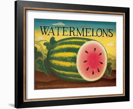 Watermelons-Diane Pedersen-Framed Art Print
