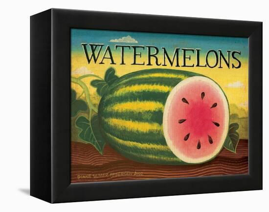 Watermelons-Diane Pedersen-Framed Stretched Canvas