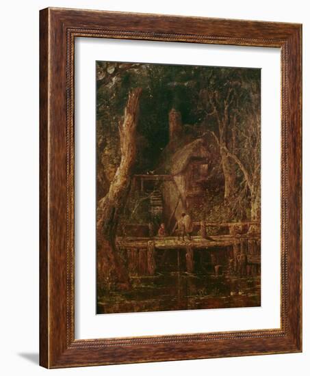 Watermill (Oil on Canvas)-John Constable-Framed Giclee Print