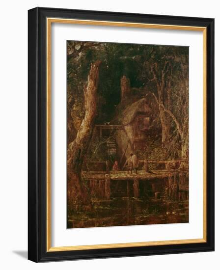 Watermill (Oil on Canvas)-John Constable-Framed Giclee Print