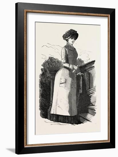 Waterproof Coat, Fashion, 1882-null-Framed Giclee Print