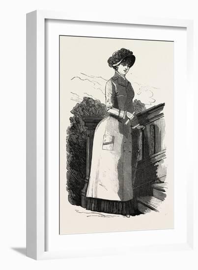 Waterproof Coat, Fashion, 1882-null-Framed Giclee Print