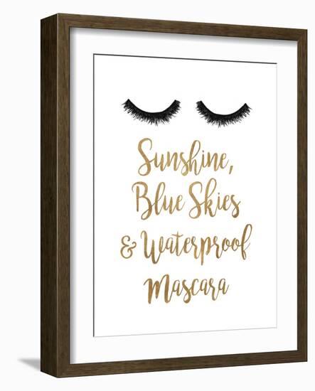 Waterproof Mascara-Gina Ritter-Framed Art Print