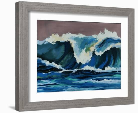 Waters Break-Sydney Edmunds-Framed Giclee Print