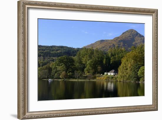 Waterside Cottage, Inveruglas, Loch Lomond, Stirling, Scotland, United Kingdom, Europe-Peter Richardson-Framed Photographic Print