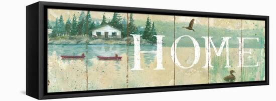 Waterside Lodge IV-Daphne Brissonnet-Framed Stretched Canvas