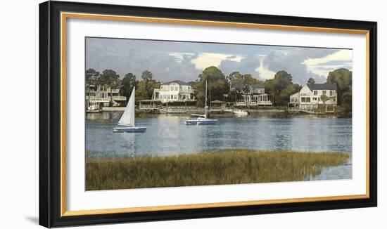 Waterside Reflection-Alan Lambert-Framed Giclee Print