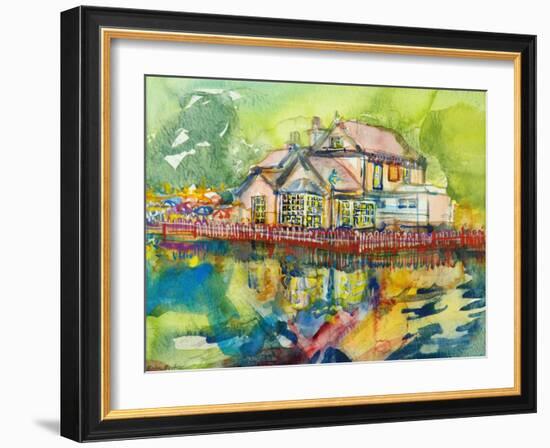 Waterside Tavern-Brenda Brin Booker-Framed Giclee Print