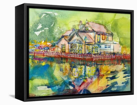 Waterside Tavern-Brenda Brin Booker-Framed Premier Image Canvas