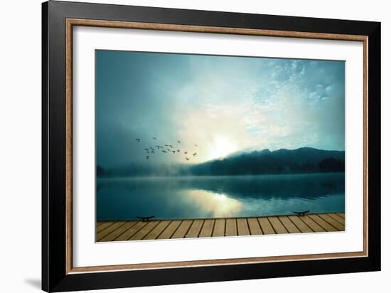 Watersied-Anna Polanski-Framed Art Print