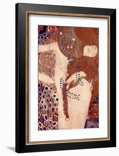 Watersnakes-Gustav Klimt-Framed Premium Giclee Print