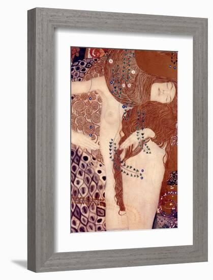 Watersnakes-Gustav Klimt-Framed Premium Giclee Print