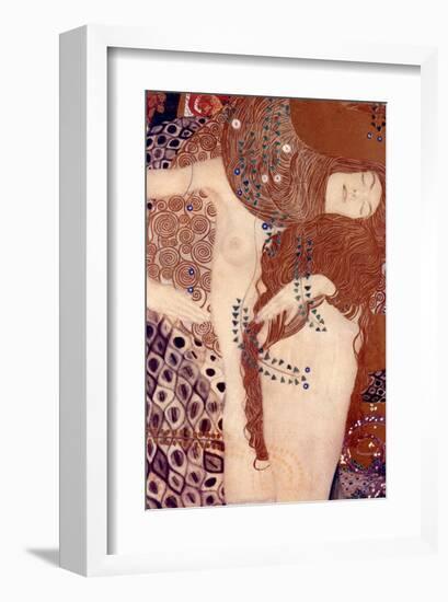 Watersnakes-Gustav Klimt-Framed Premium Giclee Print