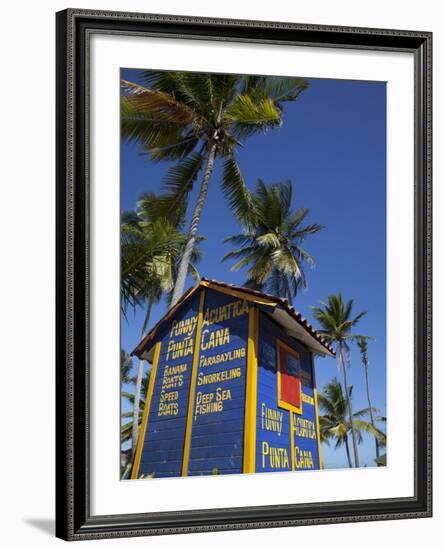 Watersports Hut, Bavaro Beach, Punta Cana, Dominican Republic, West Indies, Caribbean, Central Amer-Frank Fell-Framed Photographic Print