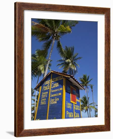 Watersports Hut, Bavaro Beach, Punta Cana, Dominican Republic, West Indies, Caribbean, Central Amer-Frank Fell-Framed Photographic Print