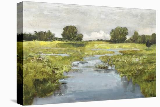 Waterway Meander - Pause-Mark Chandon-Framed Stretched Canvas