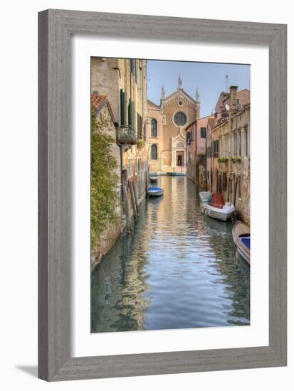 Waterways of Venice I-George Johnson-Framed Art Print