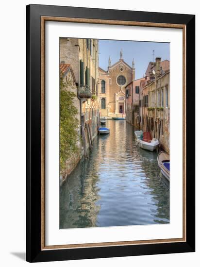 Waterways of Venice I-George Johnson-Framed Art Print