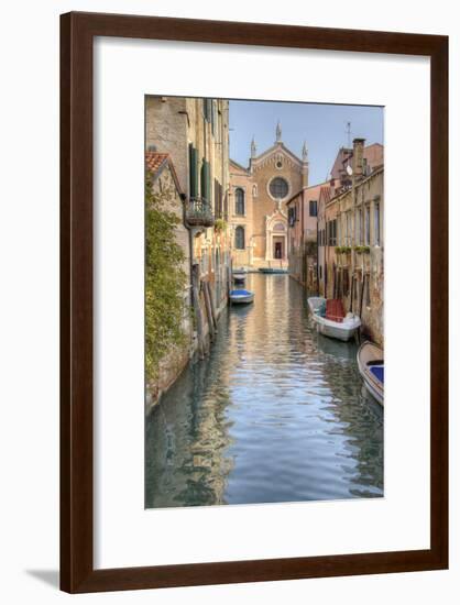 Waterways of Venice I-George Johnson-Framed Art Print