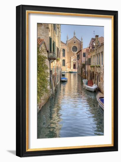 Waterways of Venice I-George Johnson-Framed Art Print