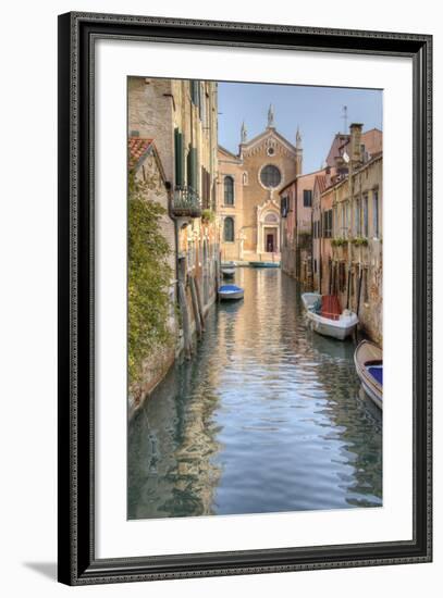 Waterways of Venice I-George Johnson-Framed Art Print