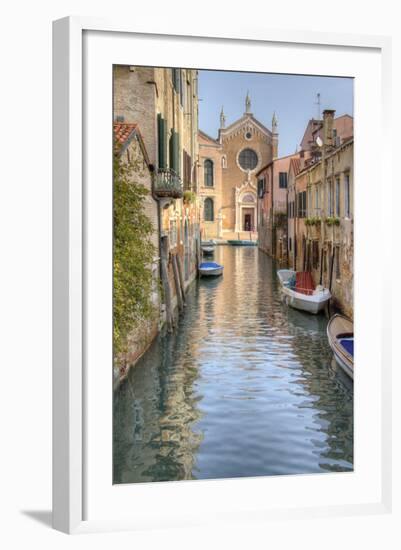 Waterways of Venice I-George Johnson-Framed Art Print