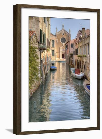 Waterways of Venice I-George Johnson-Framed Art Print