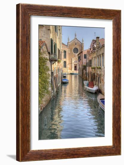 Waterways of Venice I-George Johnson-Framed Premium Giclee Print