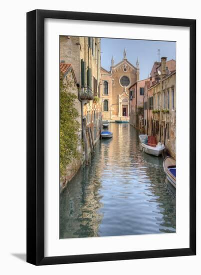 Waterways of Venice I-George Johnson-Framed Premium Giclee Print