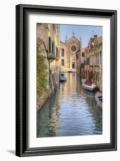 Waterways of Venice I-George Johnson-Framed Premium Giclee Print