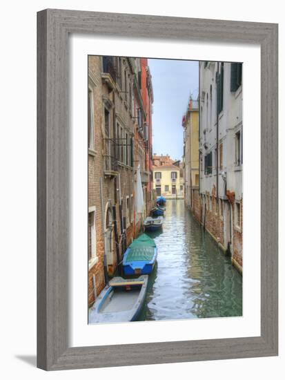 Waterways of Venice II-George Johnson-Framed Art Print