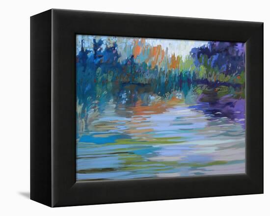 Waterways VI-Jane Schmidt-Framed Stretched Canvas