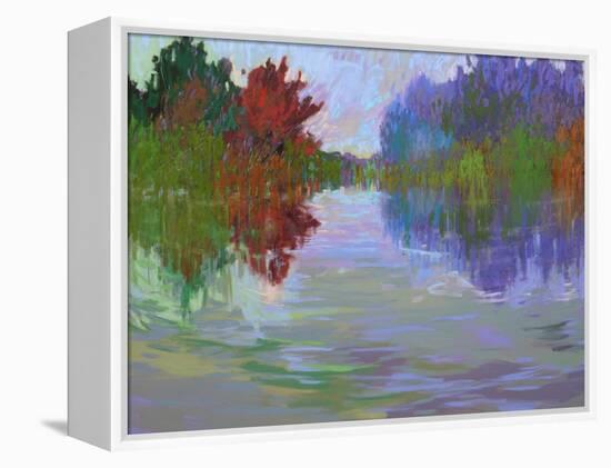 Waterways VII-Jane Schmidt-Framed Stretched Canvas
