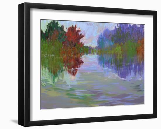 Waterways VII-Jane Schmidt-Framed Art Print