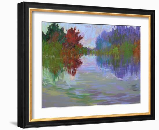 Waterways VII-Jane Schmidt-Framed Art Print