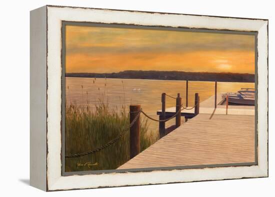 Waterways-Diane Romanello-Framed Stretched Canvas