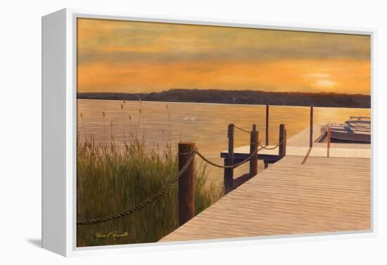 Waterways-Diane Romanello-Framed Stretched Canvas