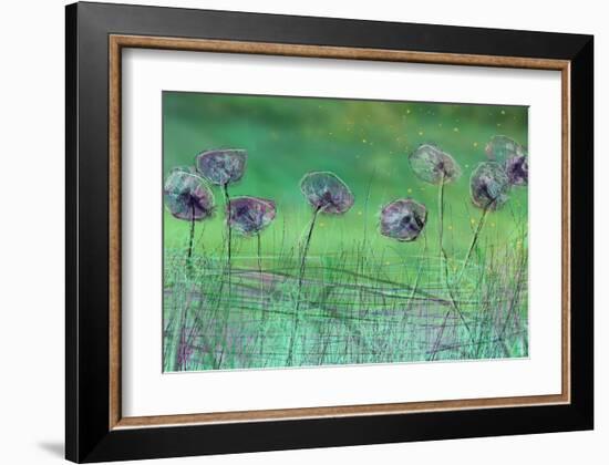 Watery Flower show-Claire Westwood-Framed Art Print