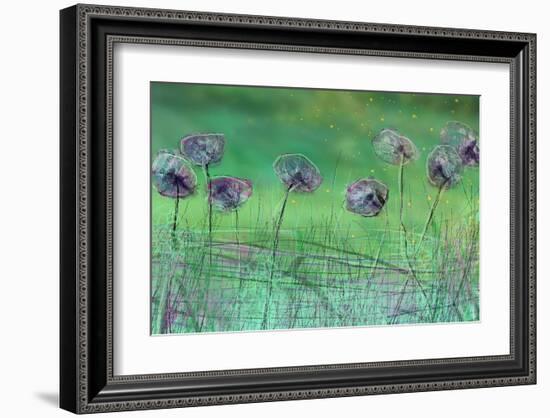 Watery Flower show-Claire Westwood-Framed Art Print