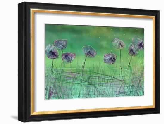 Watery Flower show-Claire Westwood-Framed Art Print