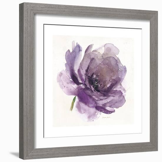 Watery Plum Bloom 1-Sandra Smith-Framed Premium Giclee Print