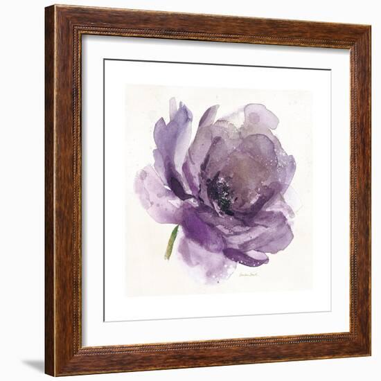 Watery Plum Bloom 1-Sandra Smith-Framed Premium Giclee Print