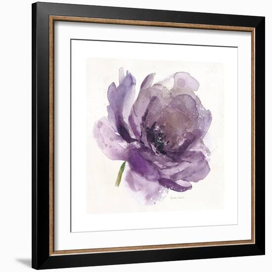 Watery Plum Bloom 1-Sandra Smith-Framed Premium Giclee Print