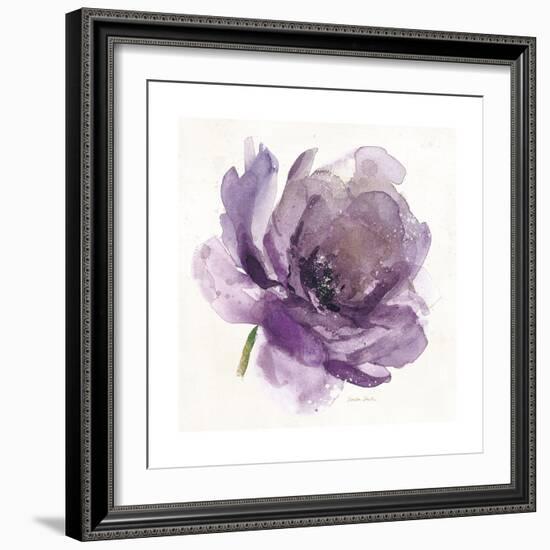 Watery Plum Bloom 1-Sandra Smith-Framed Premium Giclee Print