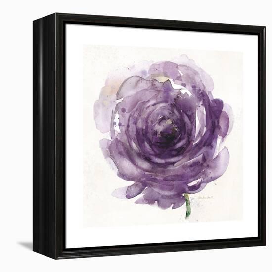 Watery Plum Bloom 2-Sandra Smith-Framed Stretched Canvas