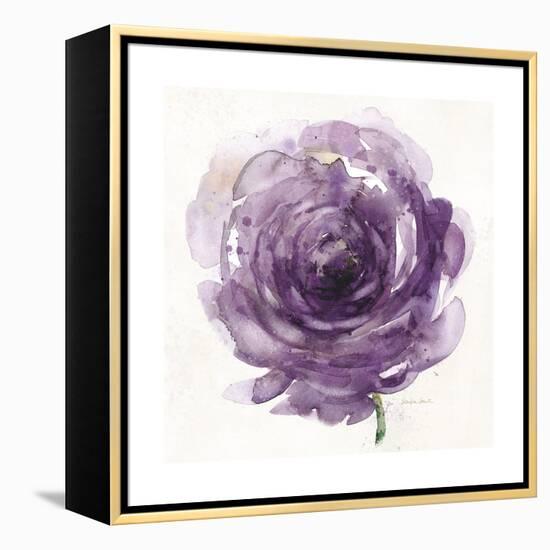 Watery Plum Bloom 2-Sandra Smith-Framed Stretched Canvas