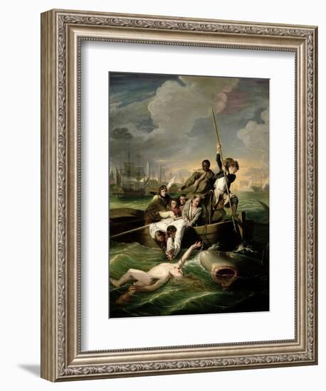 Watson and the Shark, 1782-John Singleton Copley-Framed Giclee Print